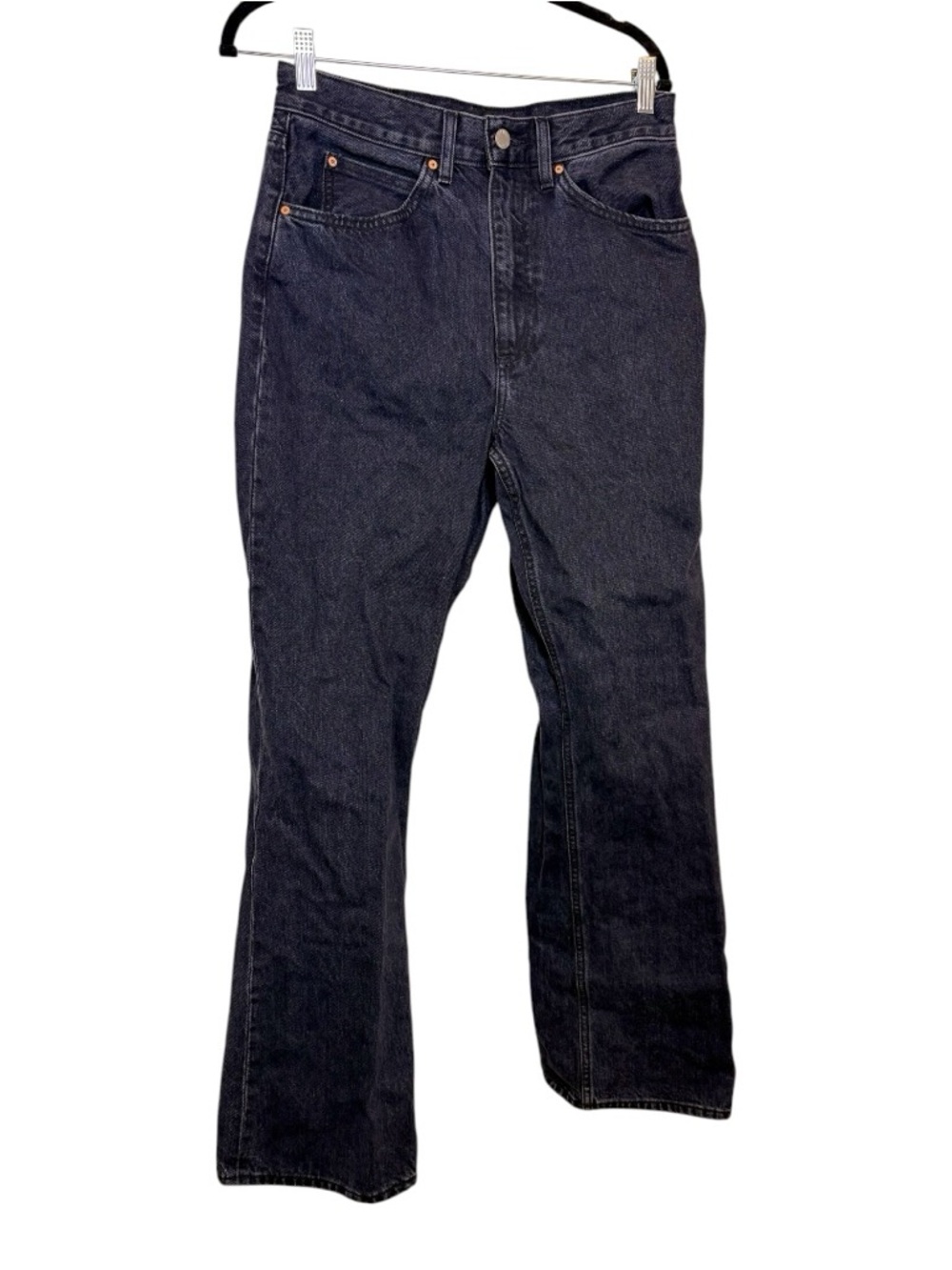 Aritzia Denim Forum Black THE JANE 70s Super High Bootcut Premium Denim 30L - Picture 2 of 7